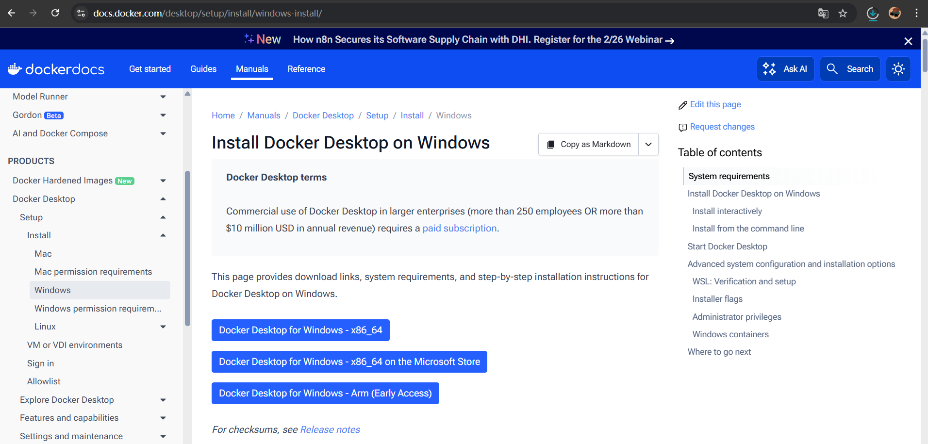Download Docker